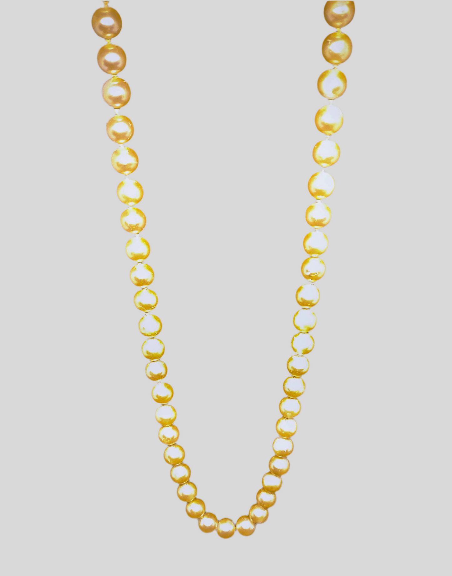 Costume Pearl Strand Necklace 24"