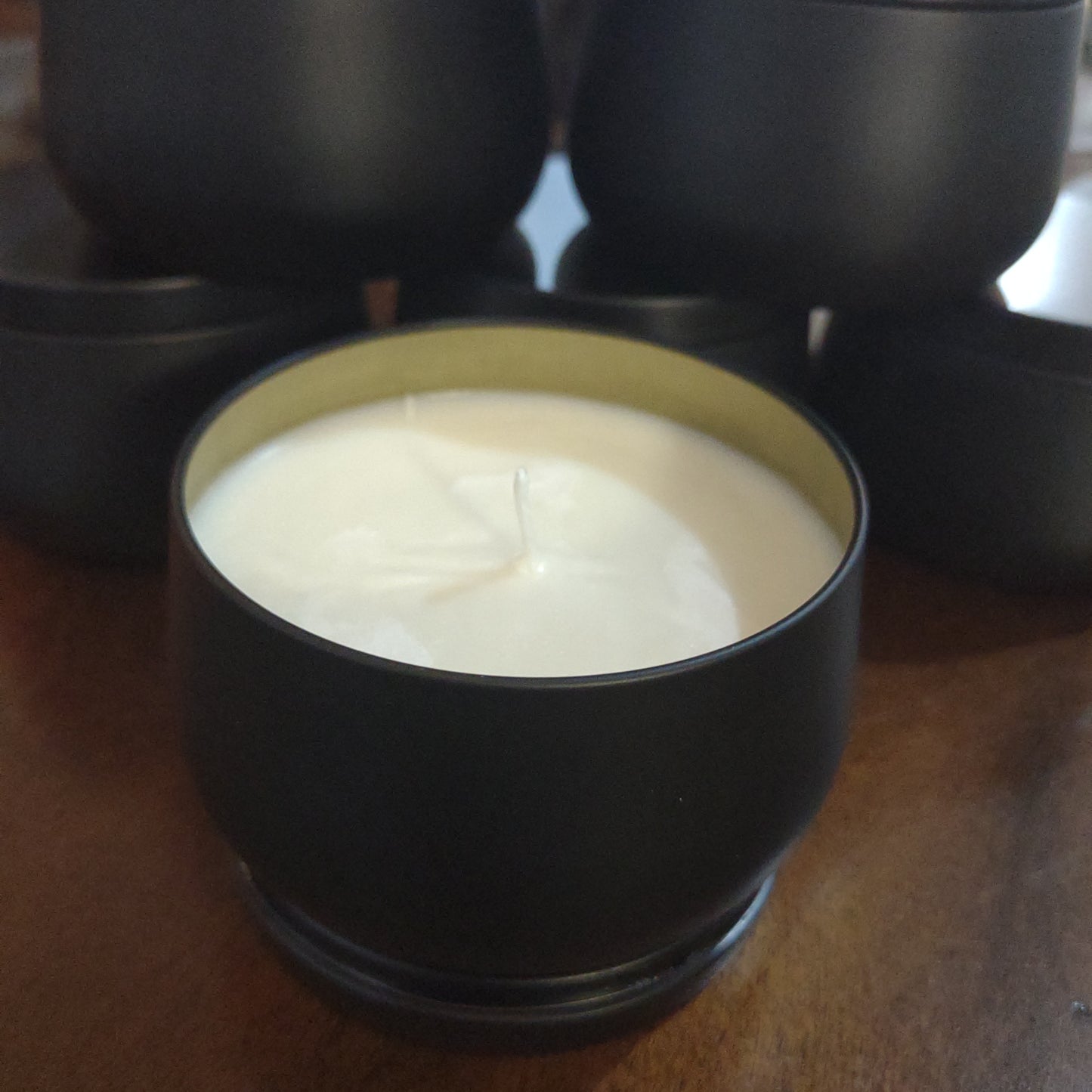 Leather candle 6oz 100% soy