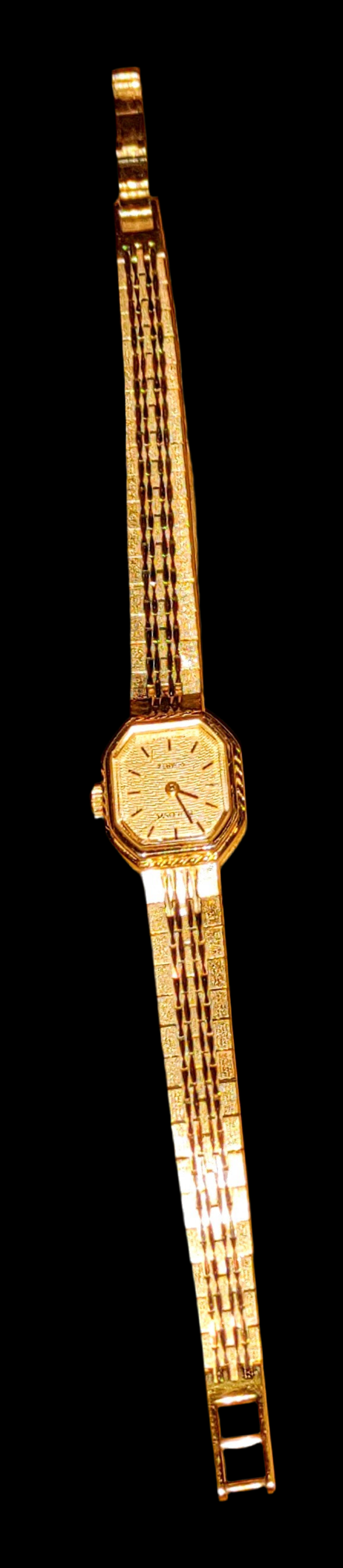 Ladies Yellow gold filled Bulova Quartz Swiss Watch