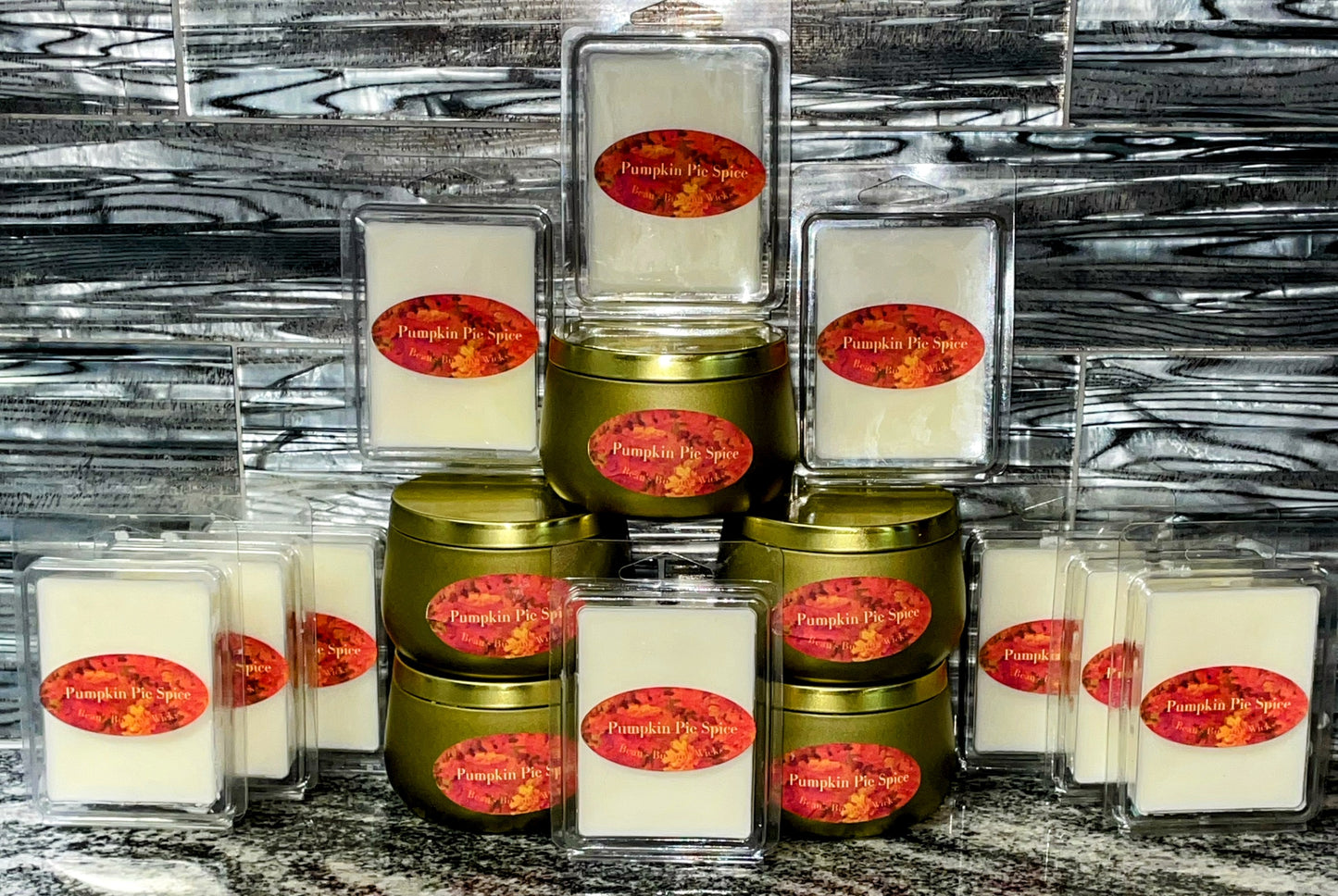 Pumpkin Pie Spice coconut soy blend wax 8oz candles and wax melts