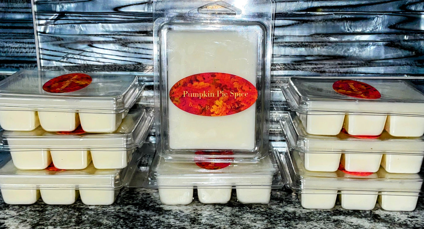 Pumpkin Pie Spice coconut soy blend wax 8oz candles and wax melts