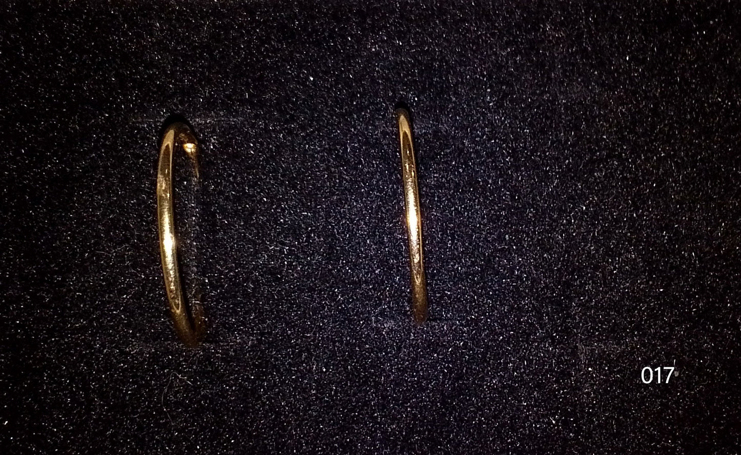 14k Yellow Gold Hoop Earrings