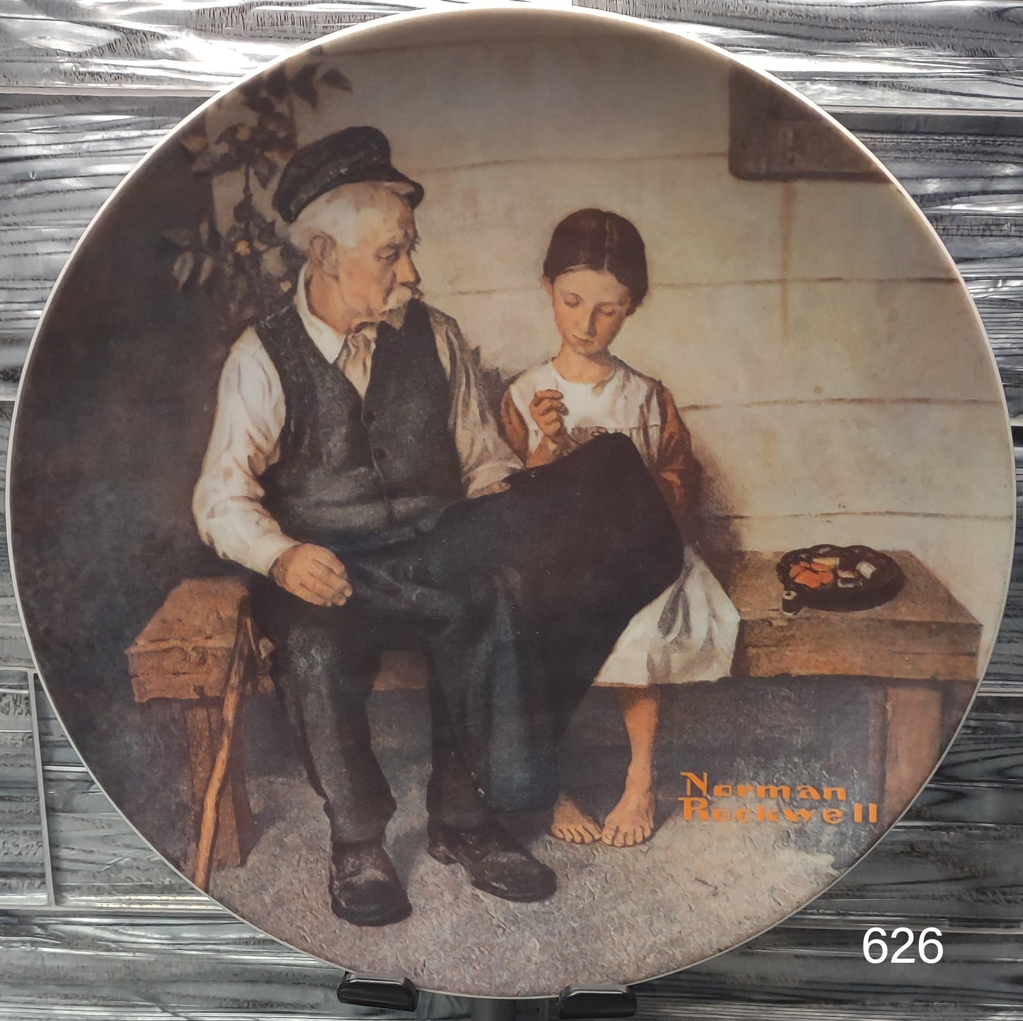 Vintage 1979 Norman Rockwell Plate: "The Lighthouse keeper’s Daughter"